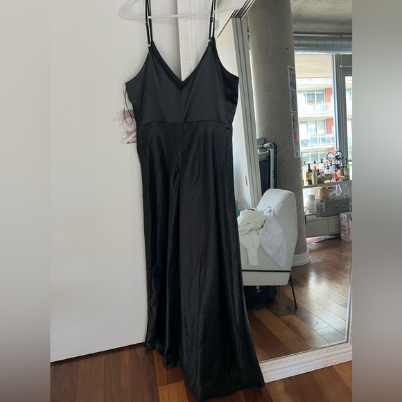 Birdy Grey Jay Satin Dress in Black size XL - Picture 7 of 11